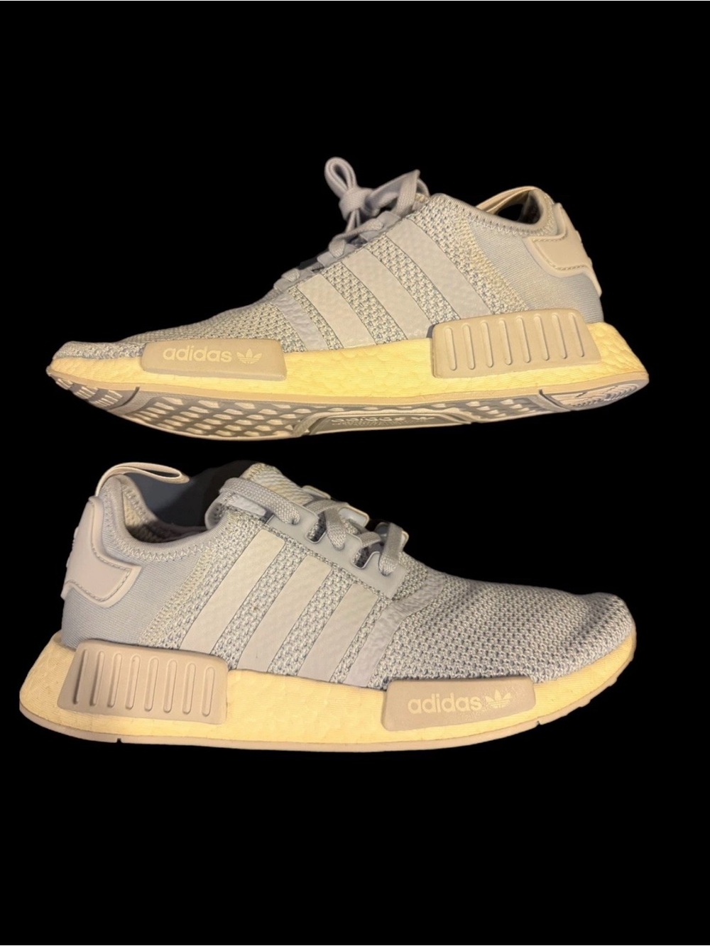 Adidas NMD R1 Running Training Original Women Size 9.5 Sneaker Blue White